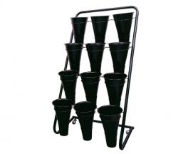 #6403 12 Vases Flower Rack