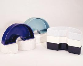 #5164Semi-circle Container