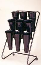 #6409 9 Vases Flower Rack
